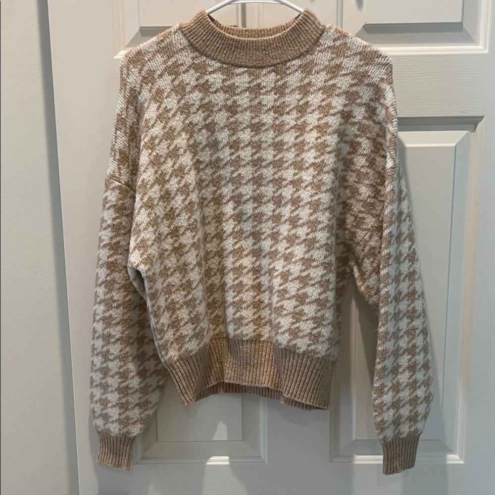 H&M Light Brown Knit Pullover